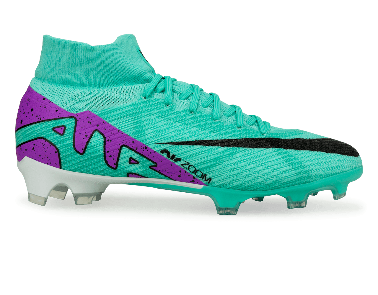 Nike Men's Zoom Mercurial Superfly 9 Pro FG Turquoise/Black/Purple