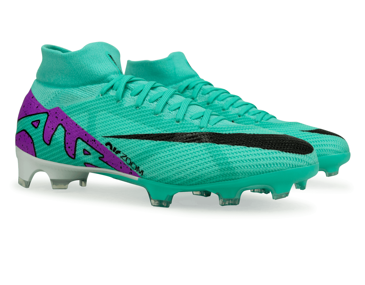 Nike Men's Zoom Mercurial Superfly 9 Pro FG Turquoise/Black/Purple