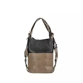 Olimpia Backpack Mosaico M Vegetal Wash Black Anthracite