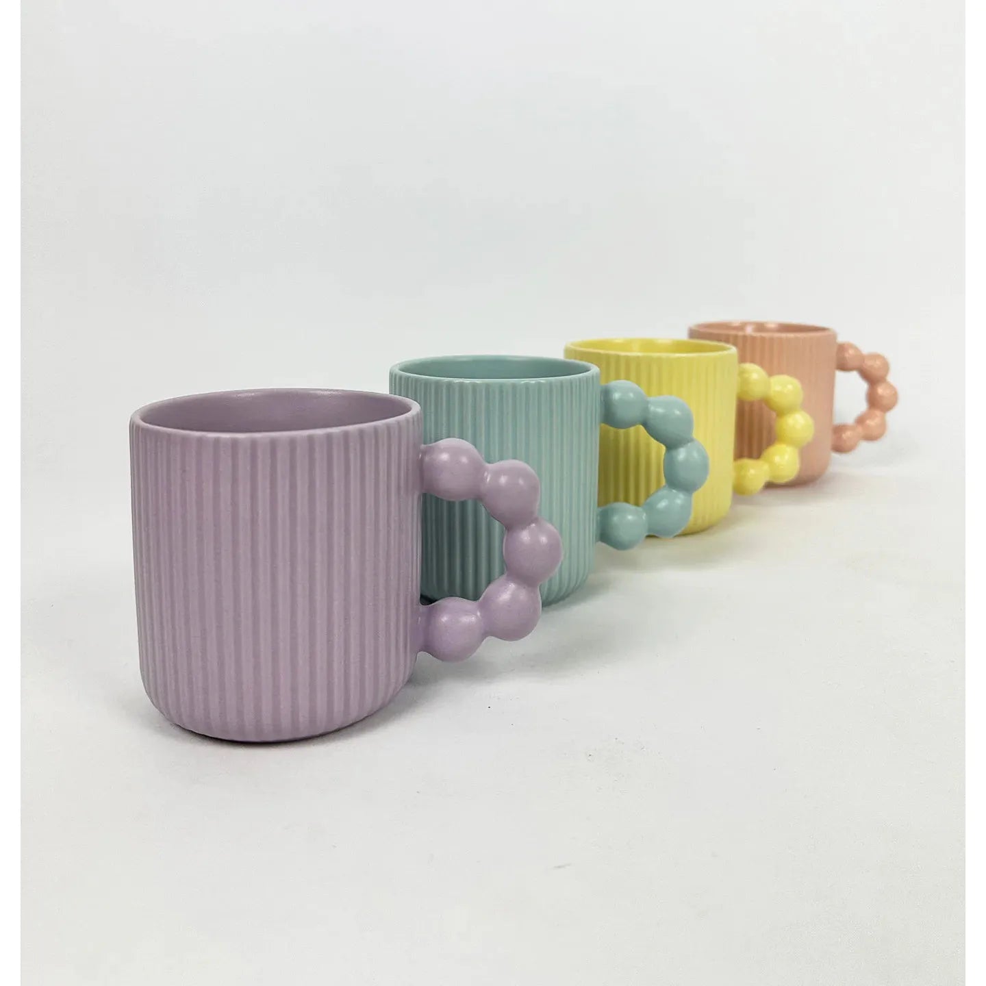 Pearl Ceramic Mugs | Yellow