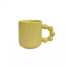 Pearl Ceramic Mugs | Yellow