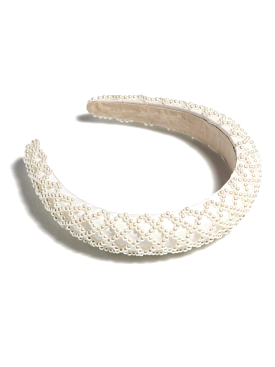 Pearl Headband Ivory