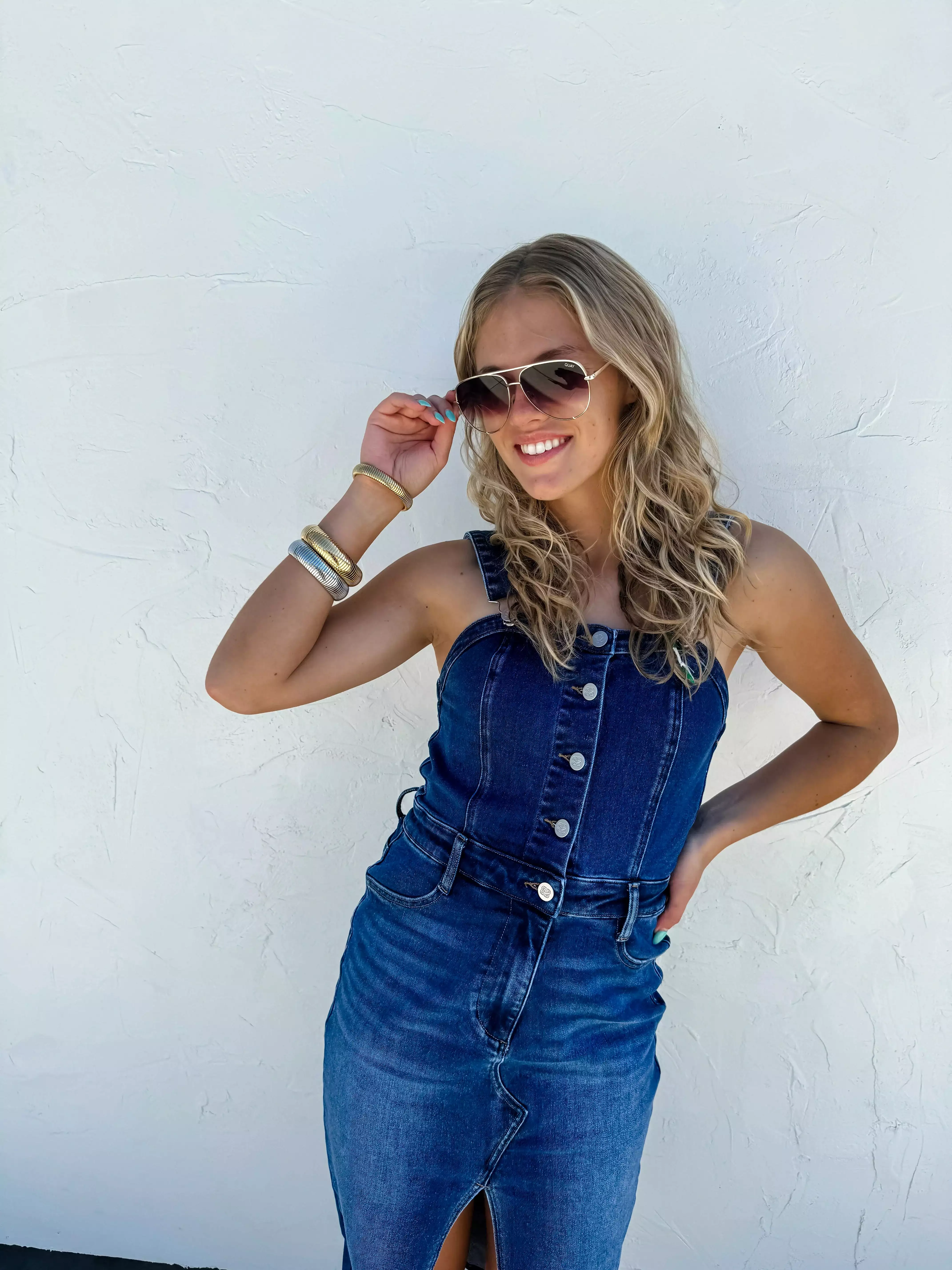 PREORDER: Frankie Overall Denim Dress