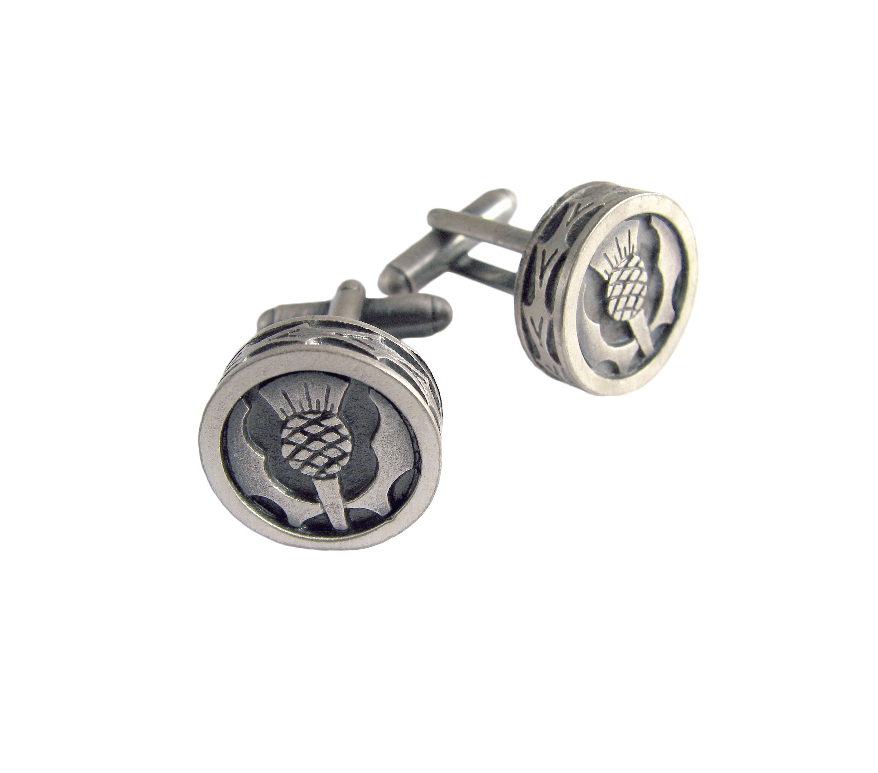 Round Thistle Cufflinks