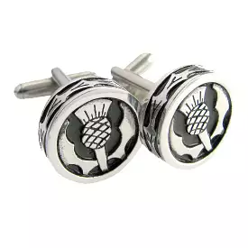 Round Thistle Cufflinks