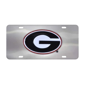 UGA Diecast License Plate