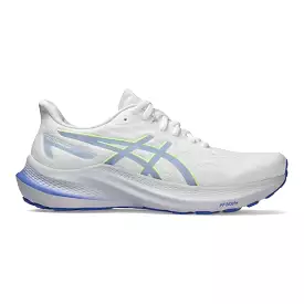 Women's Asics GT-2000 12, White/Sapphire, 7 B Medium