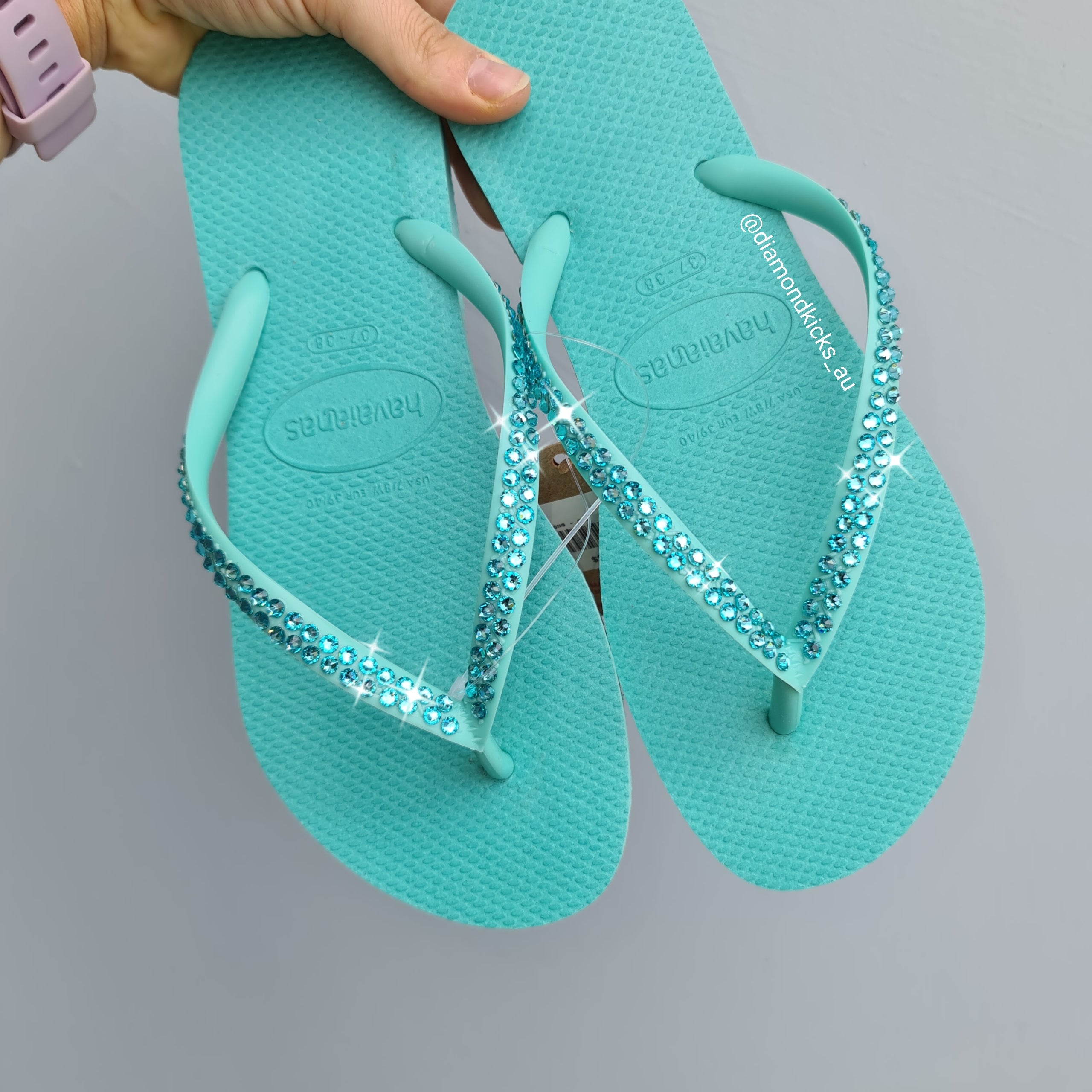 Women's Havaianas Slim (Teal)